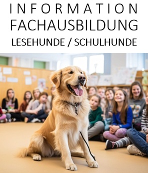 Information Fachausbildung Lesehunde Schulhunde